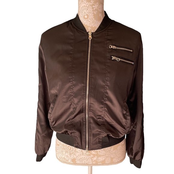 Haoduoyi women’s satin bomber jacket size xxl. - Picture 1 of 7